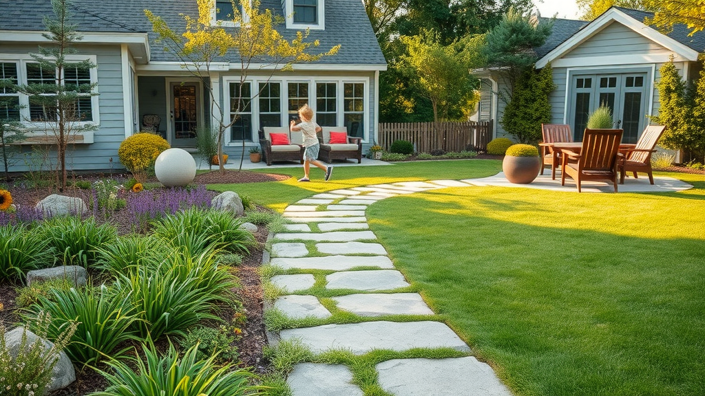Sustainable landscape renovations with smart irrigation and native planting design
