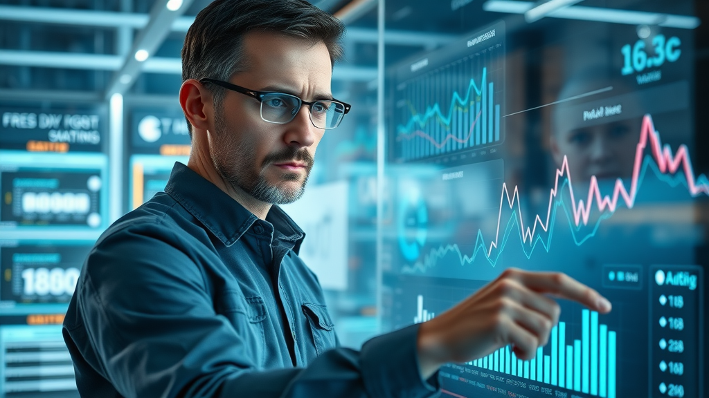 Referral marketing program: expert analyzes analytics dashboard for optimization