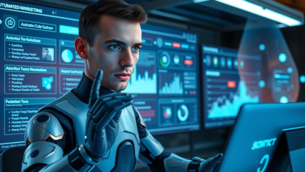 dashboard displaying marketing automation tools for modern digital marketing trends