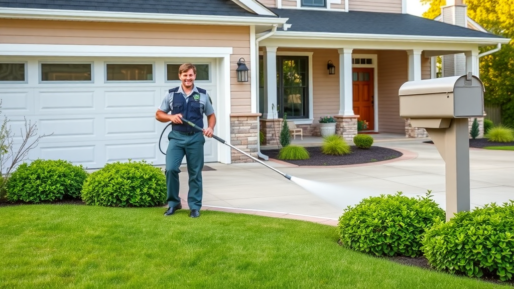 Expert pressure washing in Katy TX with bright, clean home exterior