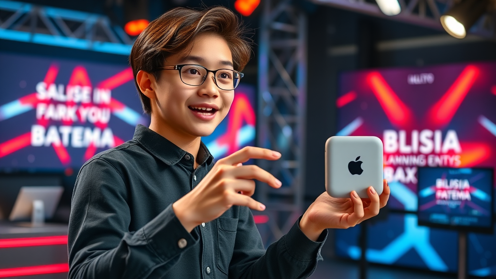 host presenting product in live stream, driving digital marketing trend with video content