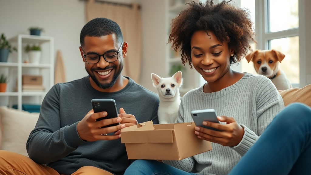 micro-influencers unboxing products, showcasing user-generated content for digital marketing trends