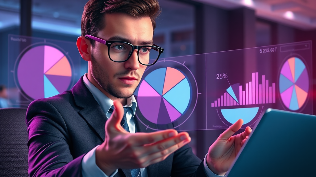 strategic media buyer analyzing digital ad spend allocation for marketing ROI improvement
