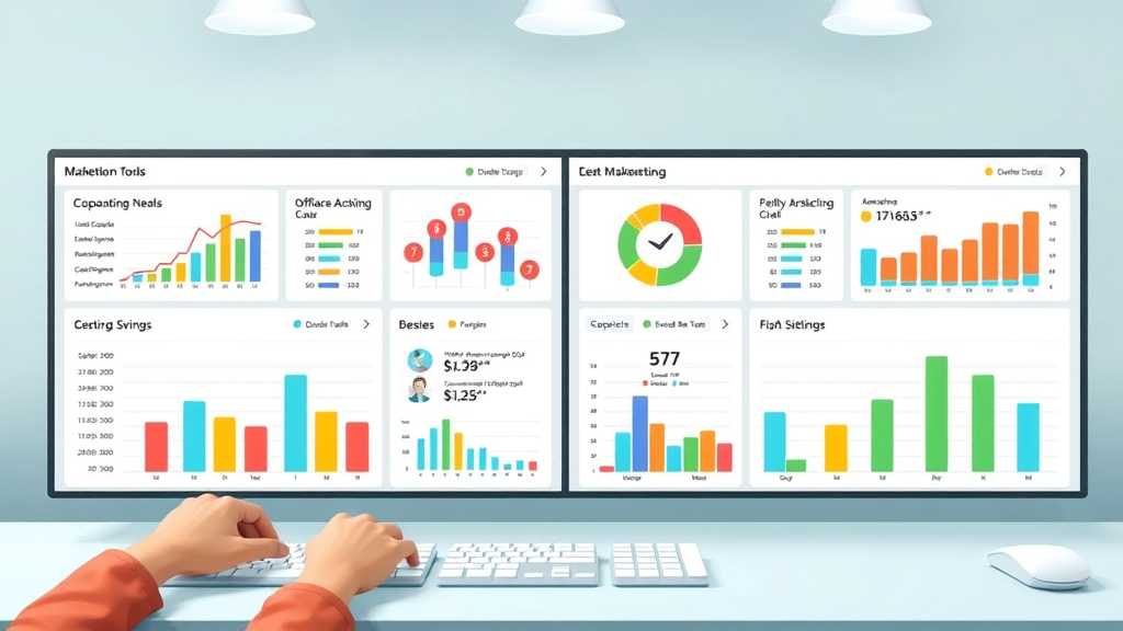 comprehensive digital marketing tools comparison chart for ROI measurement in digital advertising