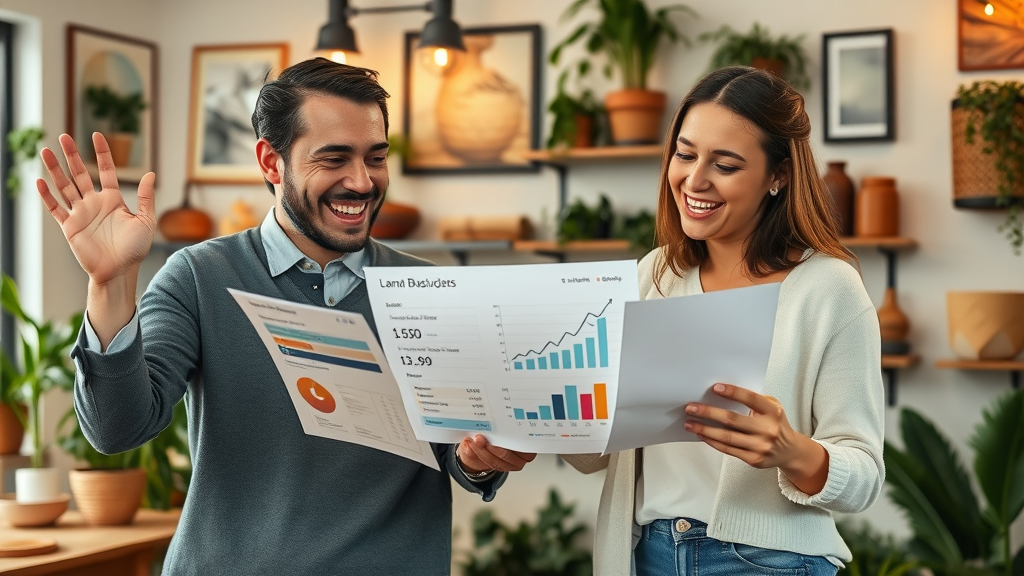 Small business owners celebrating digital marketing success with Keir Anderson expert strategies