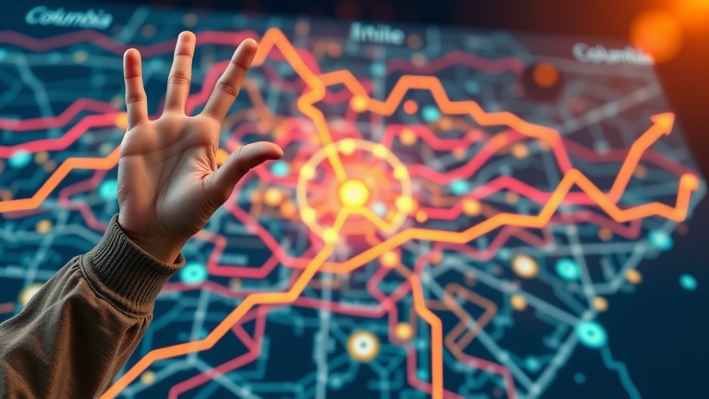 Columbia SC digital marketing success - Local business owner celebrating surpassing marketing milestones with digital Columbia SC map