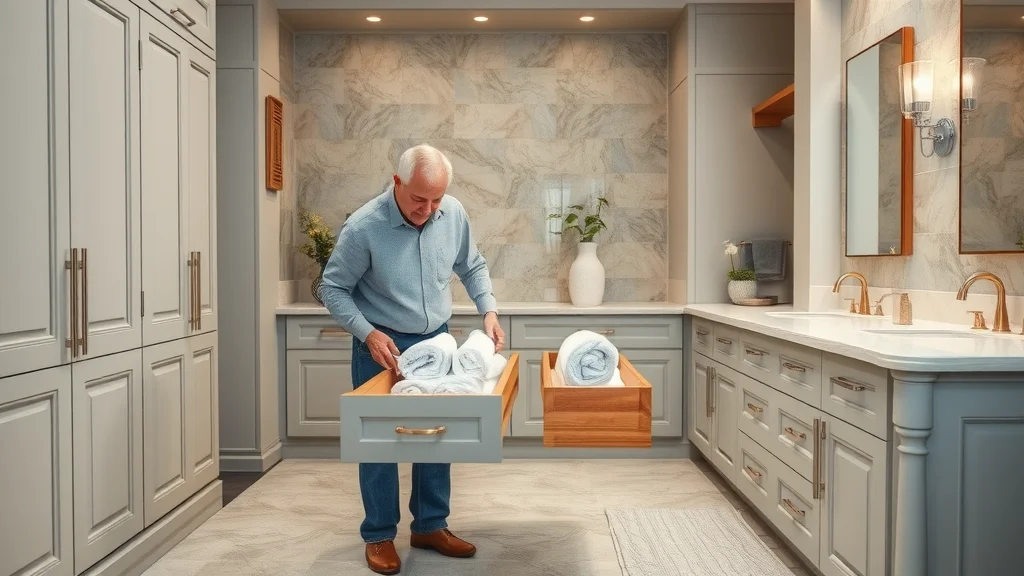 Quality cabinet renovation upgrades bathroom storage and style in Columbia SC