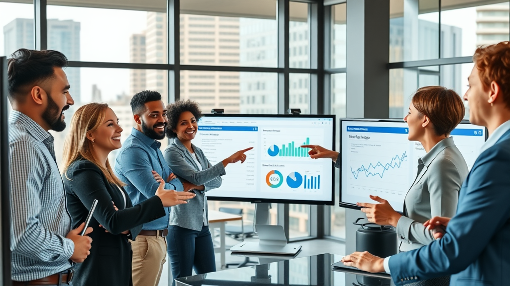 modern business office team email marketing analytics Columbia SC