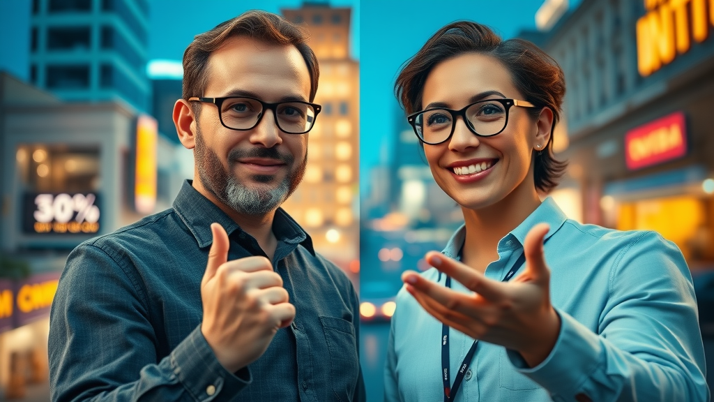 Columbia SC digital marketing - Local small businesses versus national retailers comparison, with downtown Columbia SC and digital strategy visuals