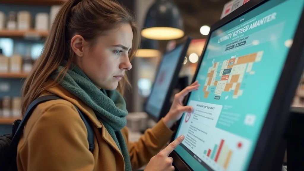 customer frustrated by confusing loyalty points program at checkout