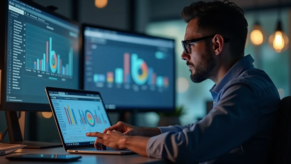 restaurant loyalty program ROI - Analyst reviewing restaurant loyalty program data dashboard