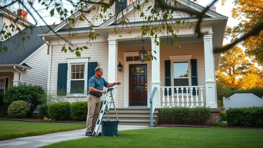 Space Transformerz exterior house painting in Columbia SC neighborhood