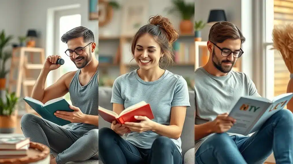 Collage representing psychographics: individuals demonstrating values and interests for target audience identification